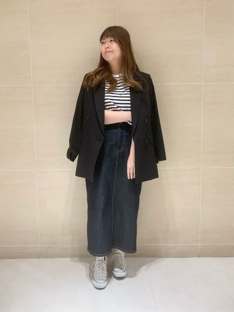  出口 コーディネート画像