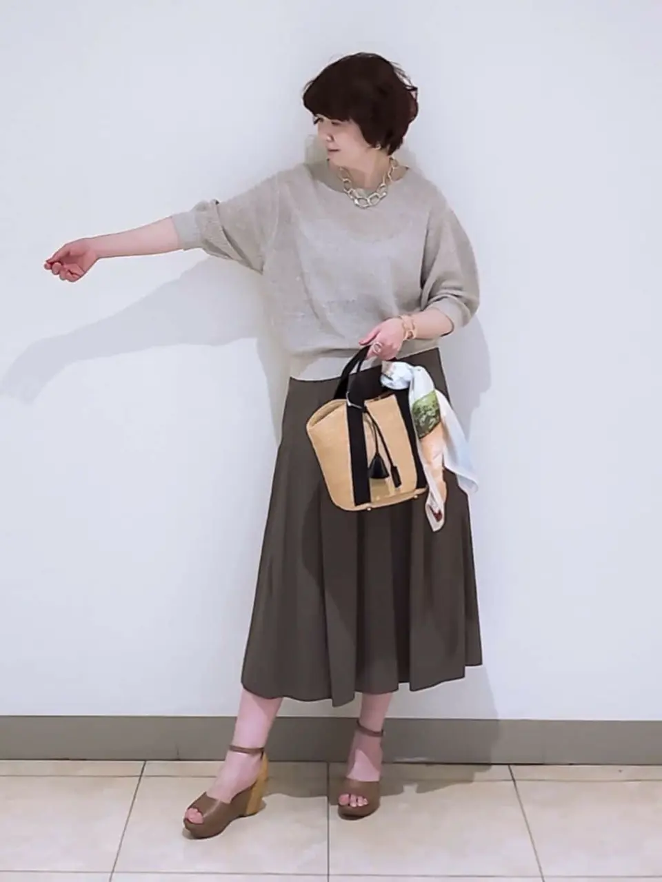 23区 L スタッフ コーディネート画像