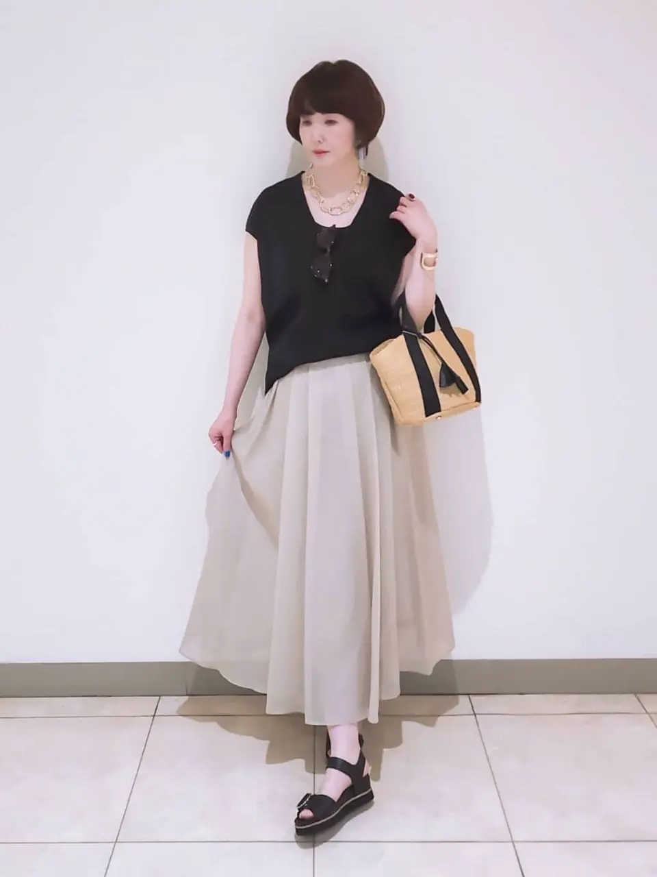  スタッフ コーディネート画像