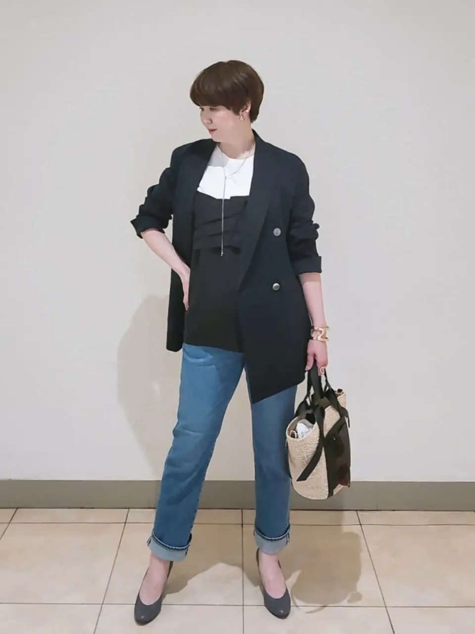 23区 L スタッフ コーディネート画像