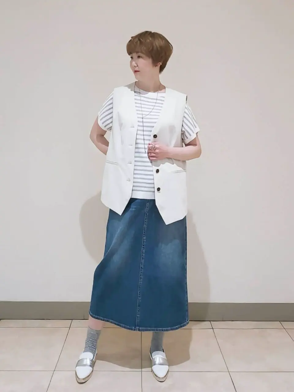 23区 L スタッフ コーディネート画像