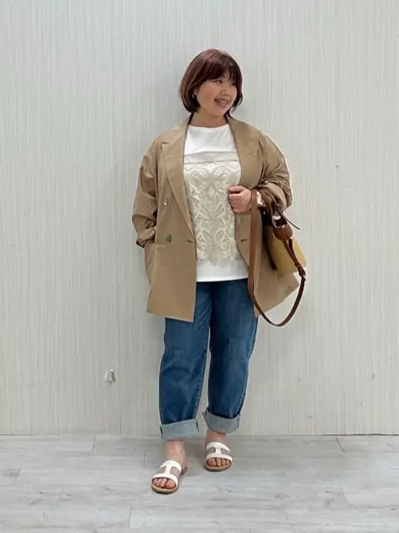 23区 L うめ子 コーディネート画像