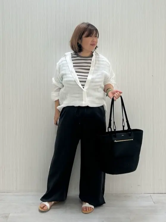 23区 L うめ子 コーディネート画像