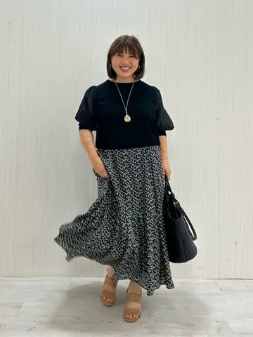 23区 L うめ子 コーディネート画像