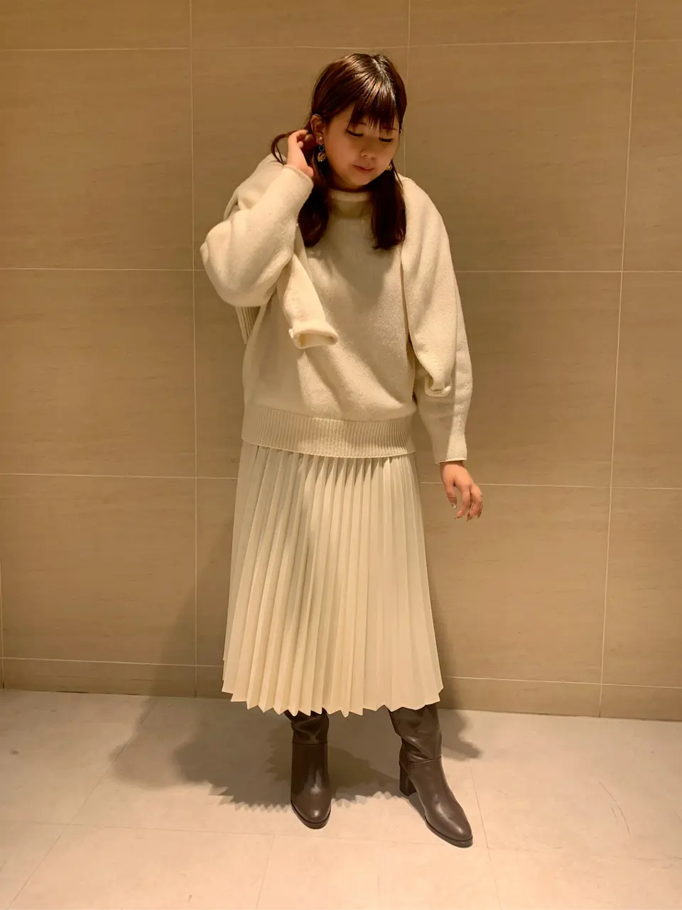  出口 コーディネート画像