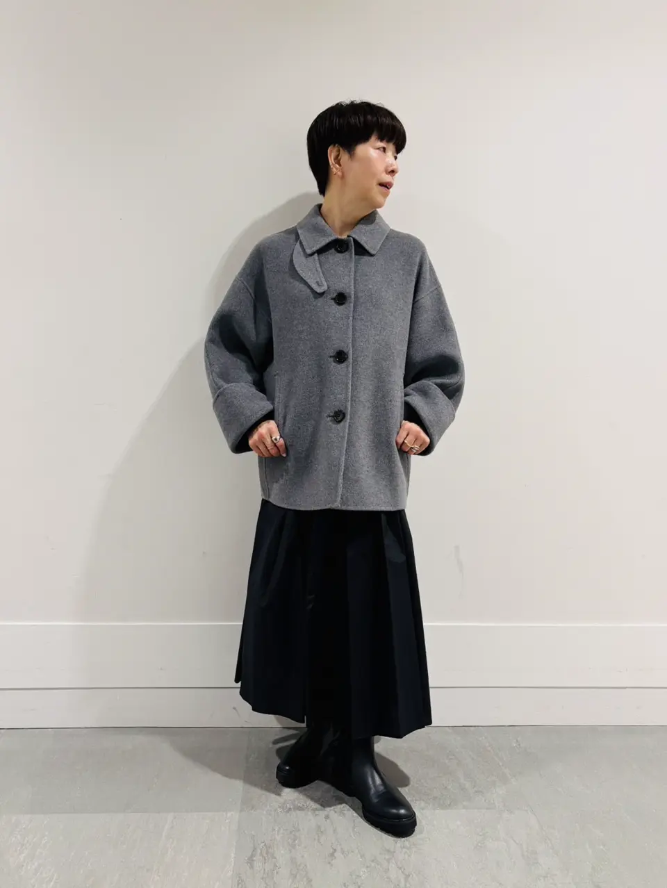すら✨【ICB】スーツ　セットアップ　５号　小さいサイズ　ブラック スーツセレクション-2025 SS- | ONWARD CROSSET MAG