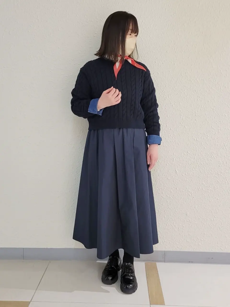  三ツ口 コーディネート画像