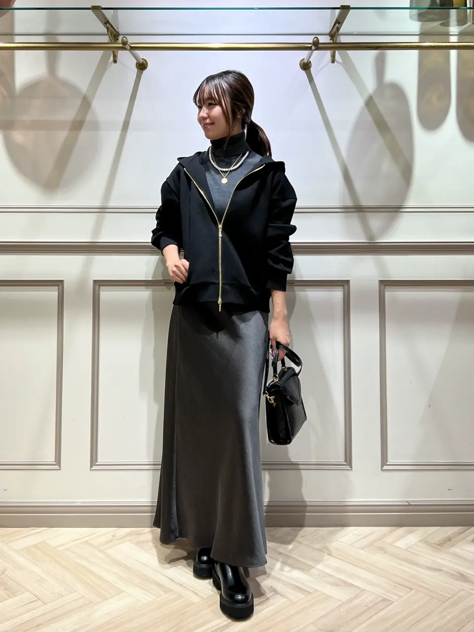 自由区　未使用コート　定価165,000円　サイズ:38 【カタログ掲載】 セットアップ対応・洗える】トリアセダブルクロステーラード