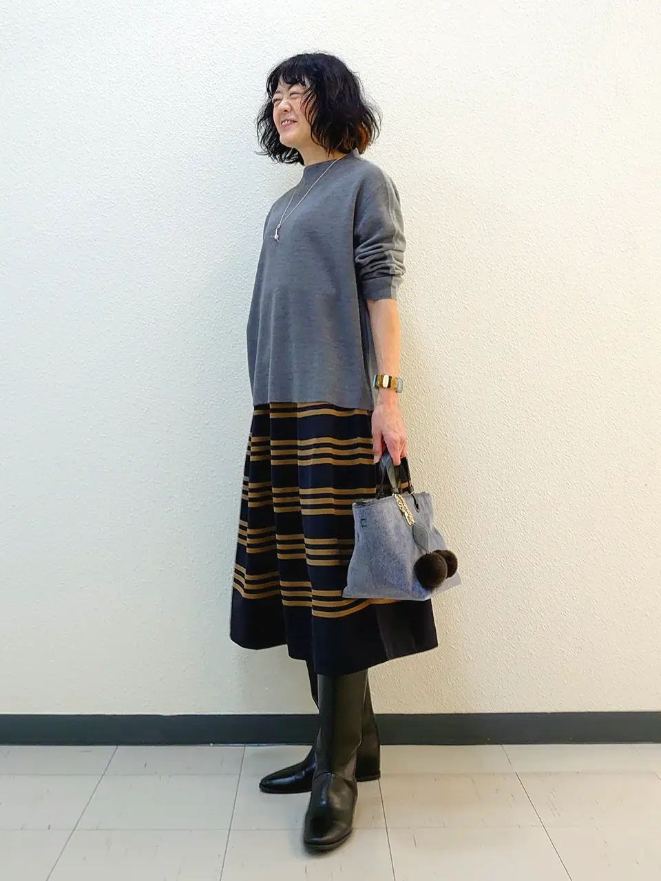 自由区 杉澤 コーディネート画像