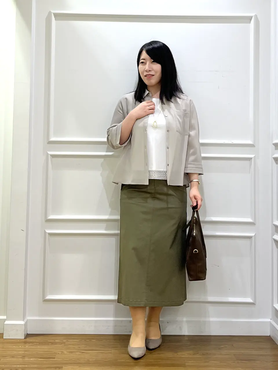 J.PRESS LADIES スタッフ コーディネート画像
