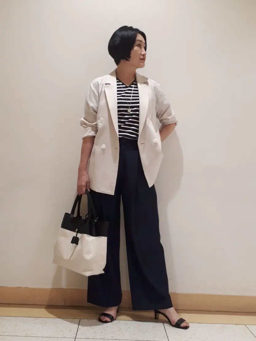 23区 長谷川 コーディネート画像