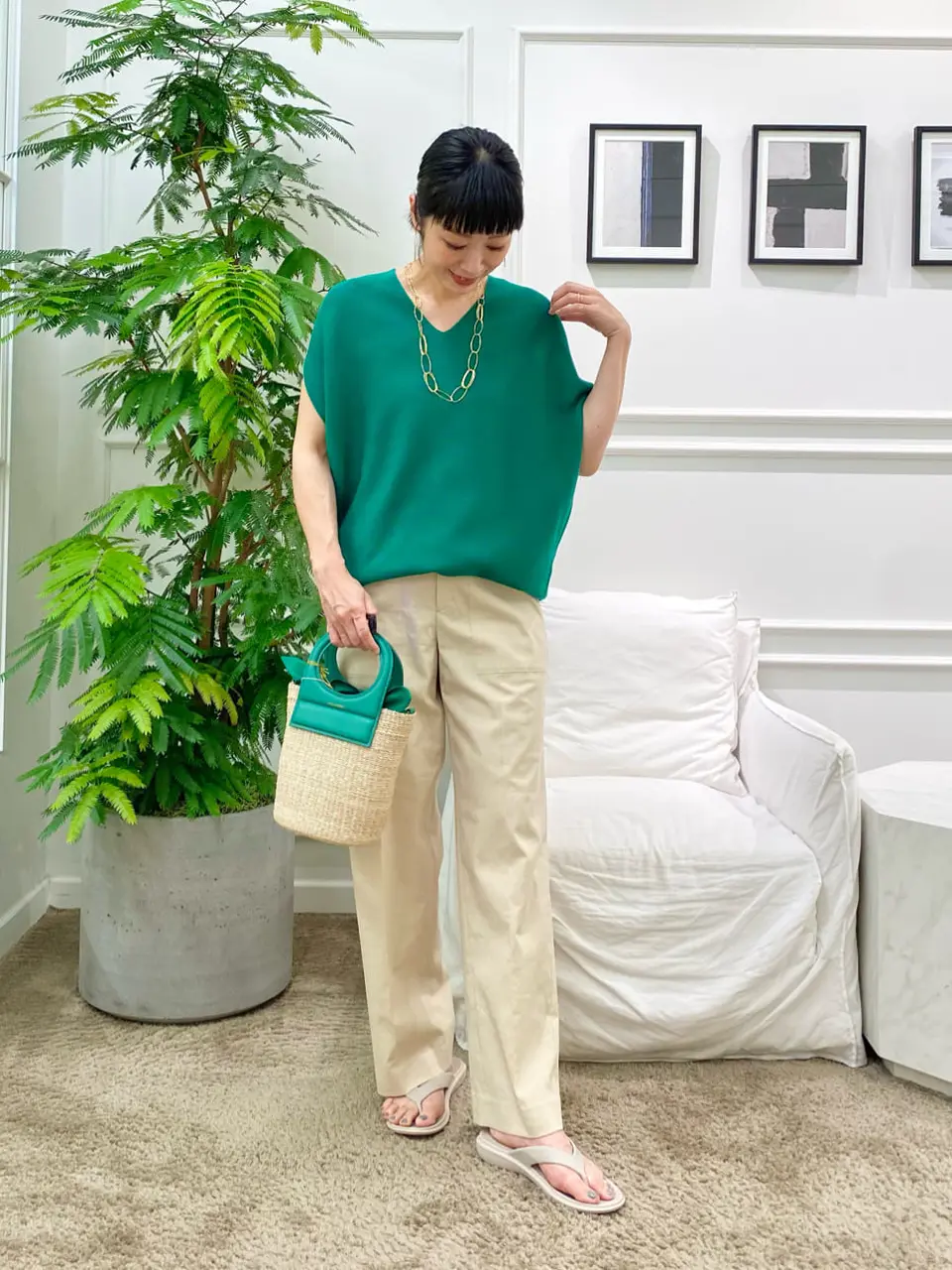 23区 岡本 コーディネート画像