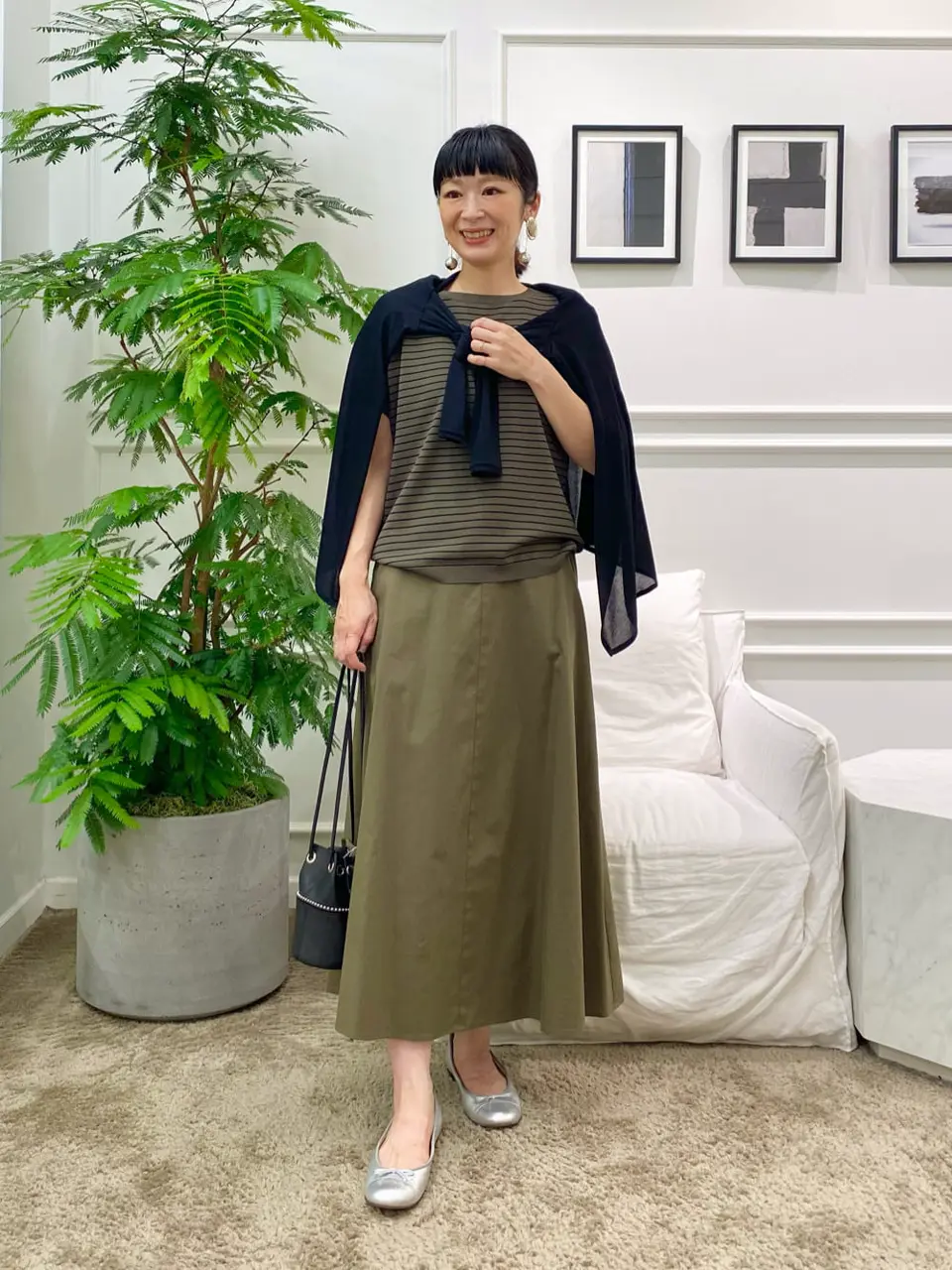 23区 岡本 コーディネート画像