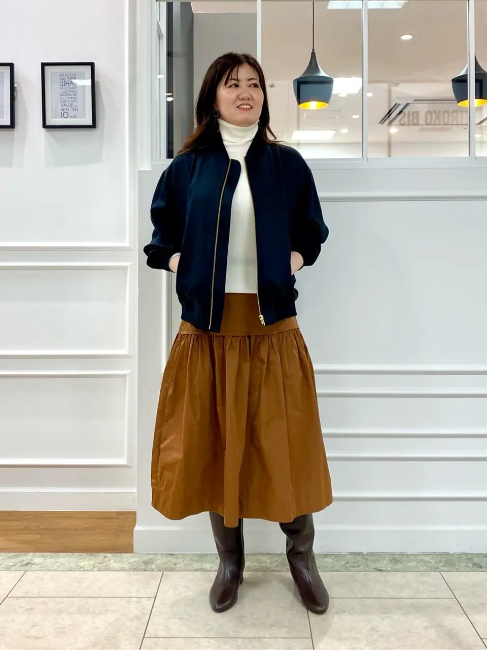  スタッフ コーディネート画像