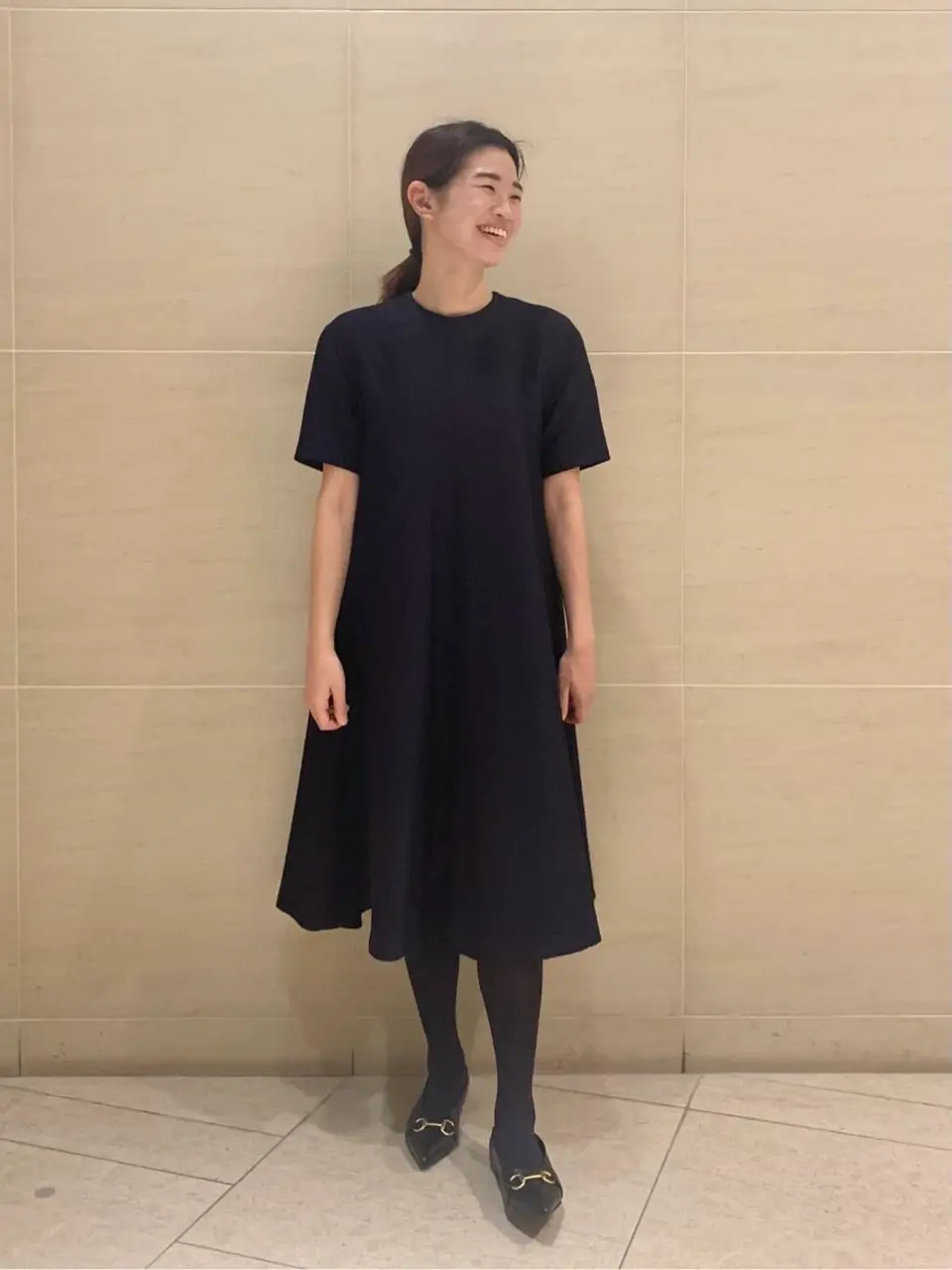 23区 R (アール) 24AW リングツイード ワンピース ブラック 40 R(アール)】リングツイード ワンピース / 23区 | ファッション