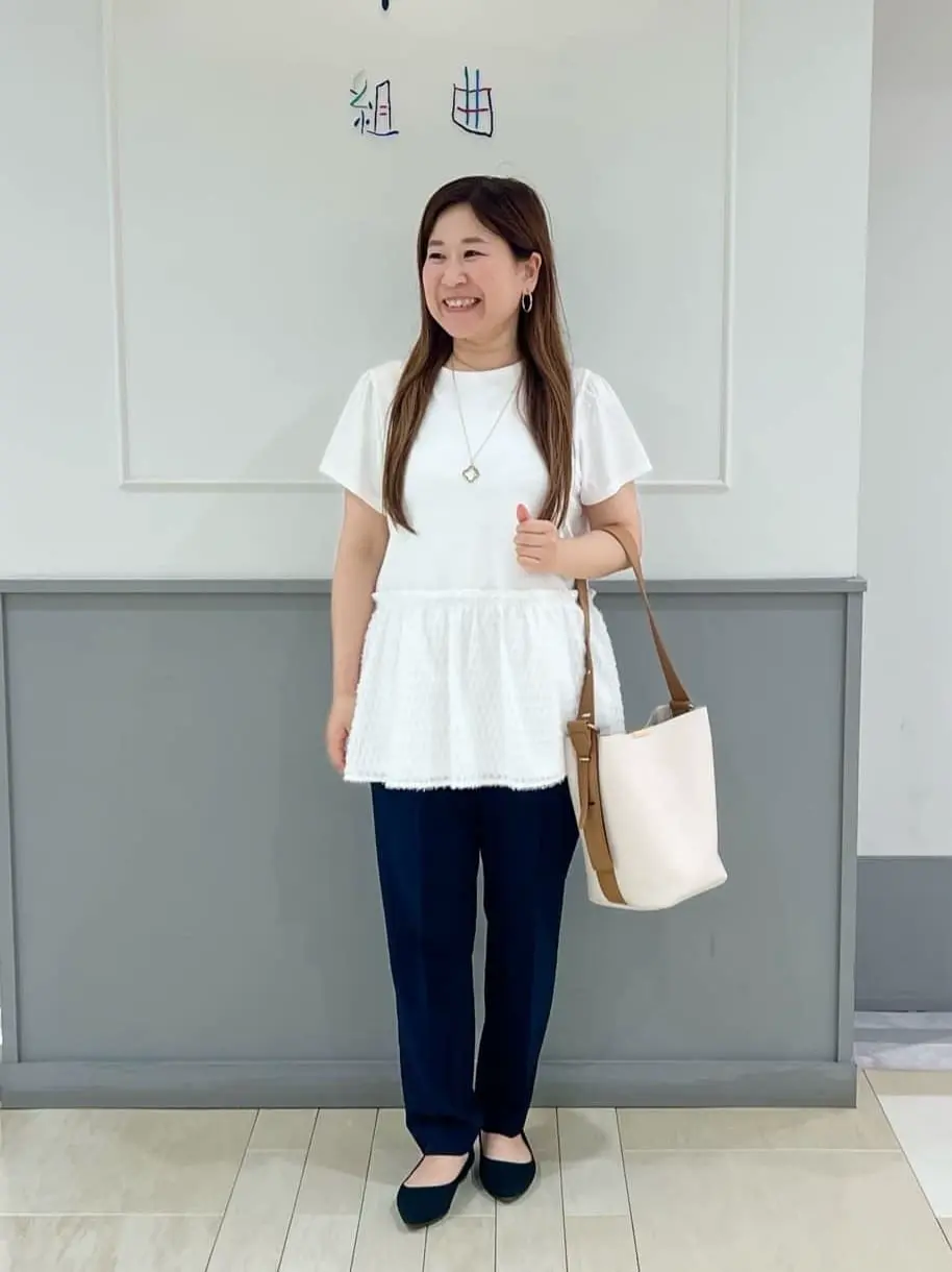 美品✨組曲 セットアップ スーツ 1B 大きいサイズ 6号 2XL グレージュ She's Closet セットアップ ギャザーペプラムジレベストトップス