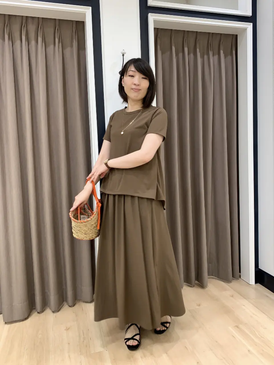  岡 コーディネート画像