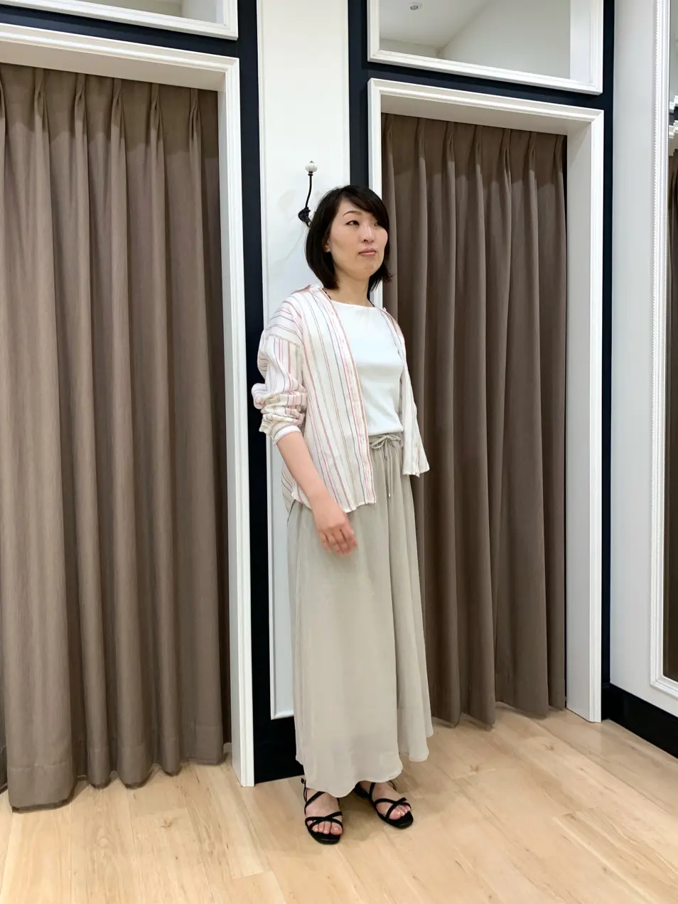  岡 コーディネート画像