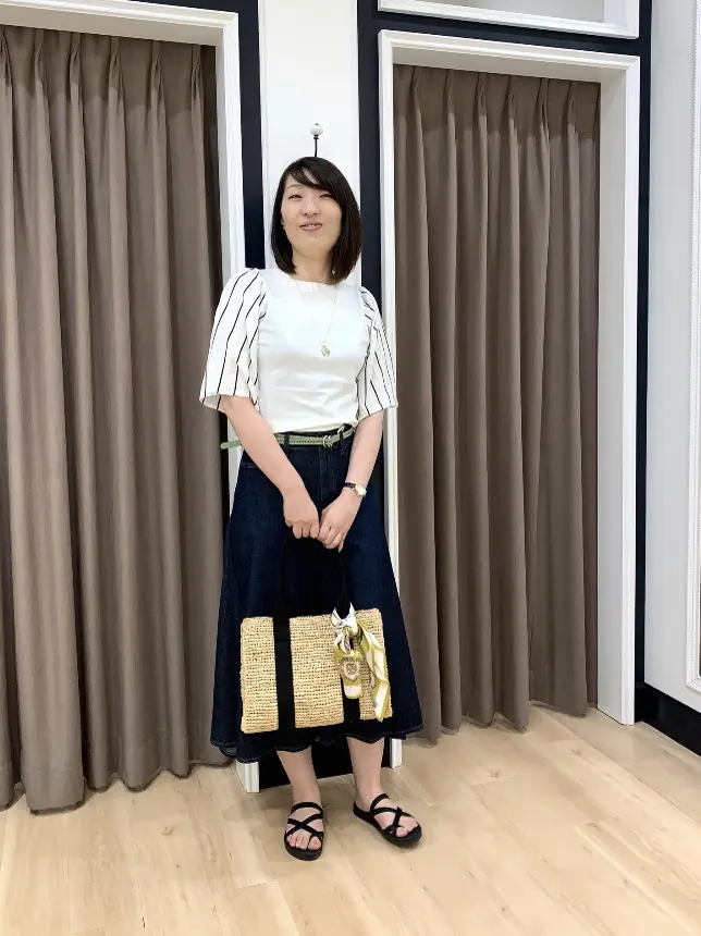  岡 コーディネート画像