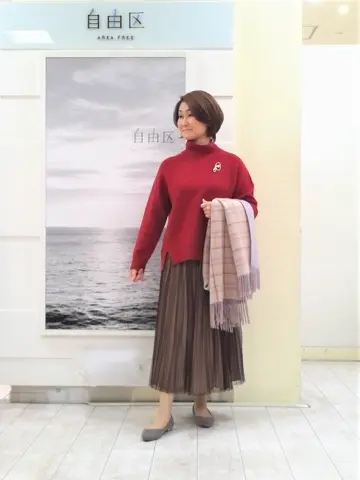 自由区 中鉢 コーディネート画像