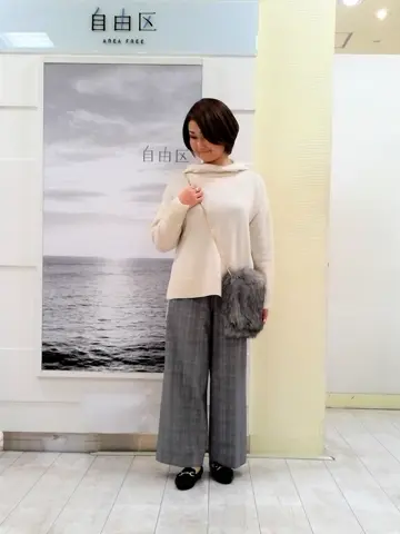 自由区 中鉢 コーディネート画像