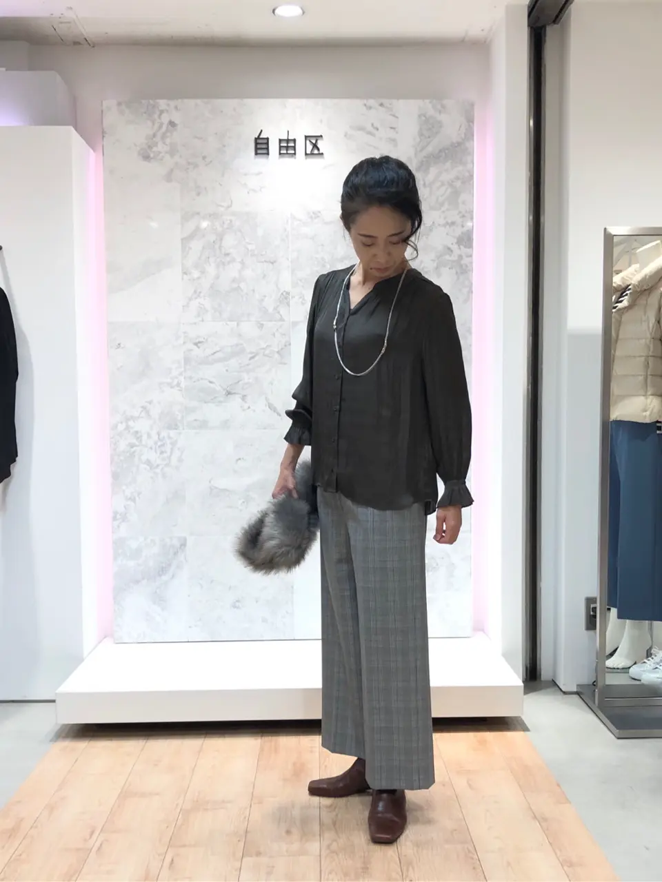 自由区 中尾 コーディネート画像