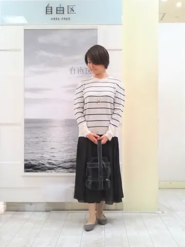 自由区 中鉢 コーディネート画像