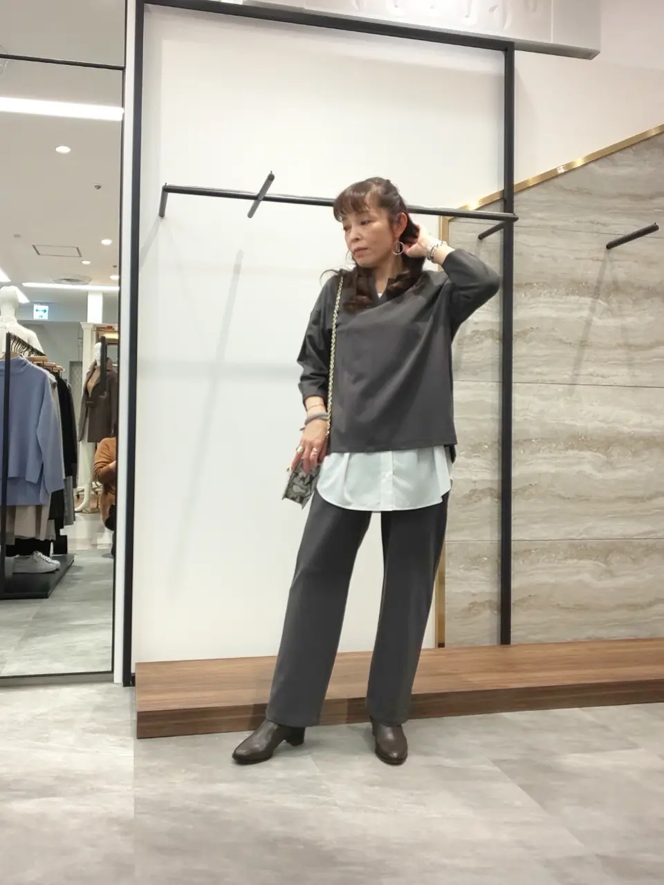 自由区 蛭川 コーディネート画像