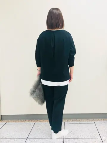 自由区 上島 コーディネート画像