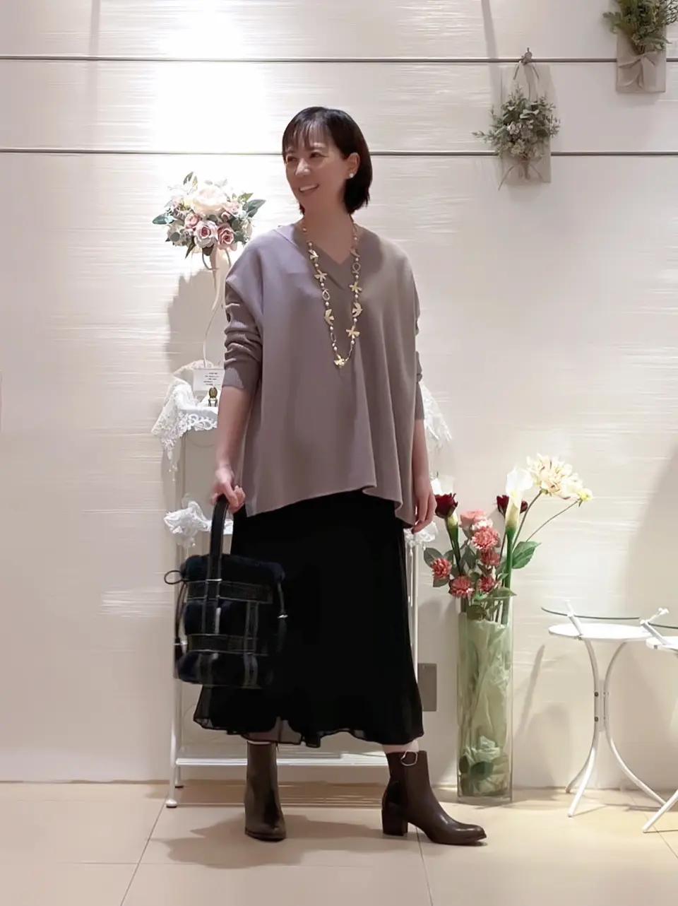 自由区 丸尾 コーディネート画像