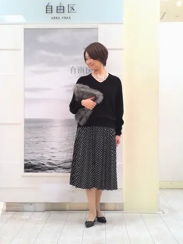 自由区 中鉢 コーディネート画像