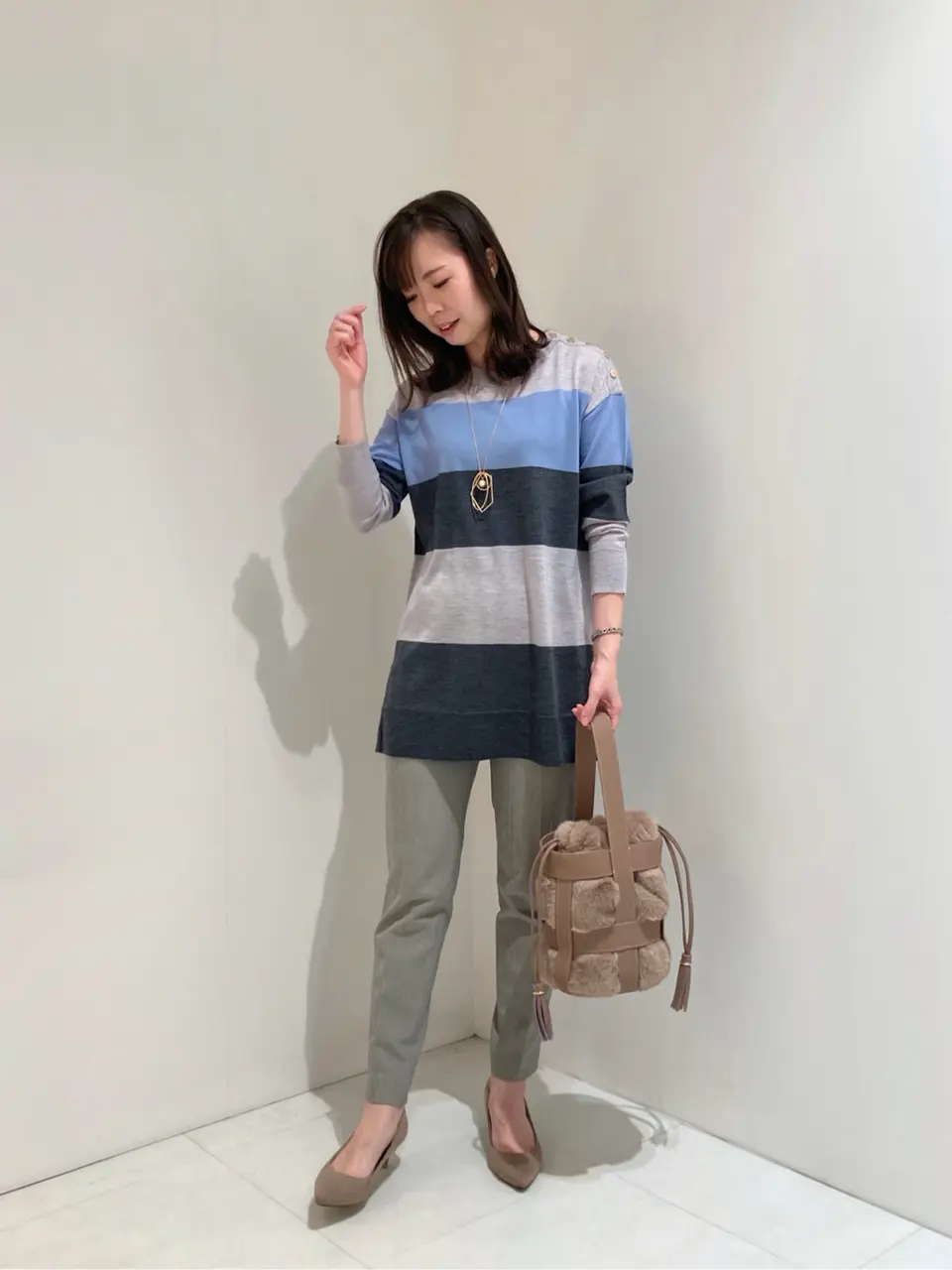 自由区 檀 コーディネート画像