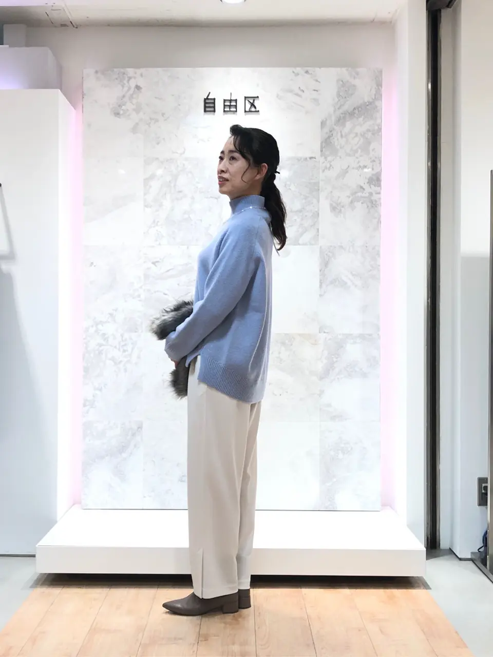 自由区 中尾 コーディネート画像