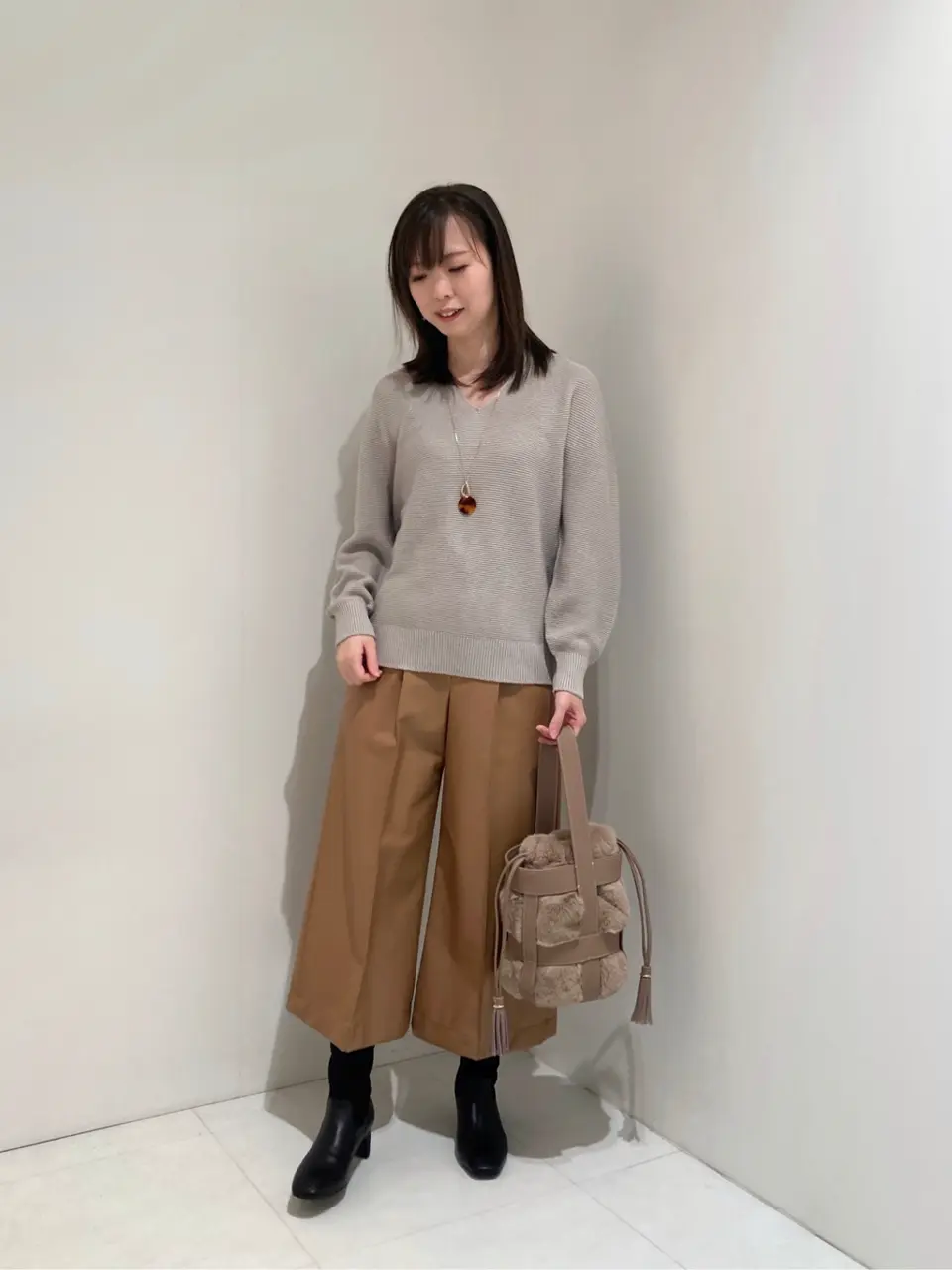 自由区 檀 コーディネート画像