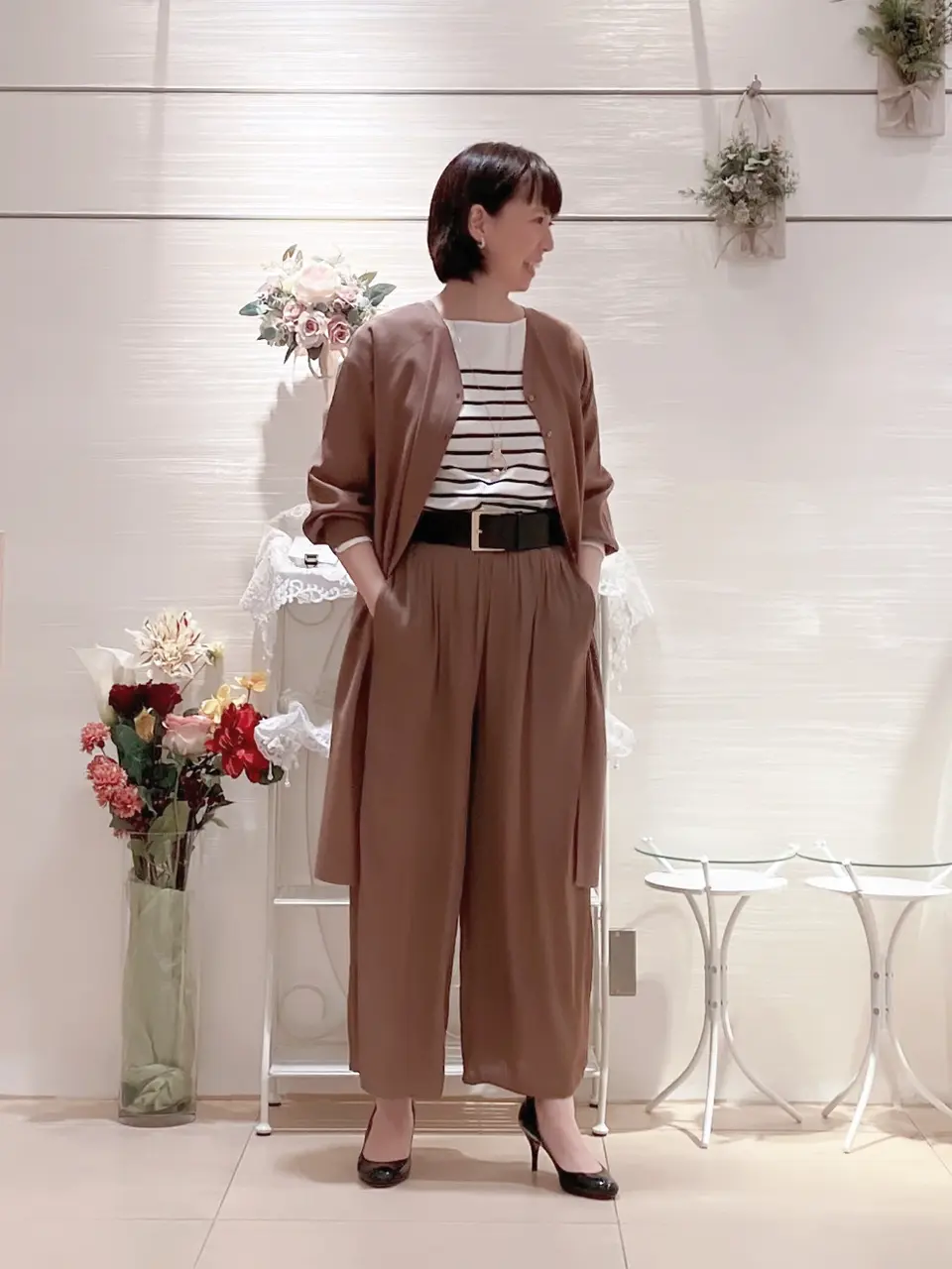 自由区 丸尾 コーディネート画像