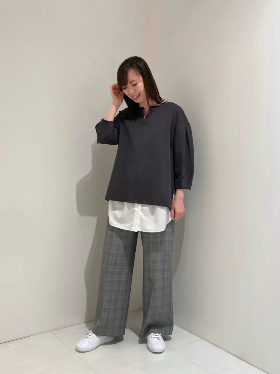 自由区 檀 コーディネート画像