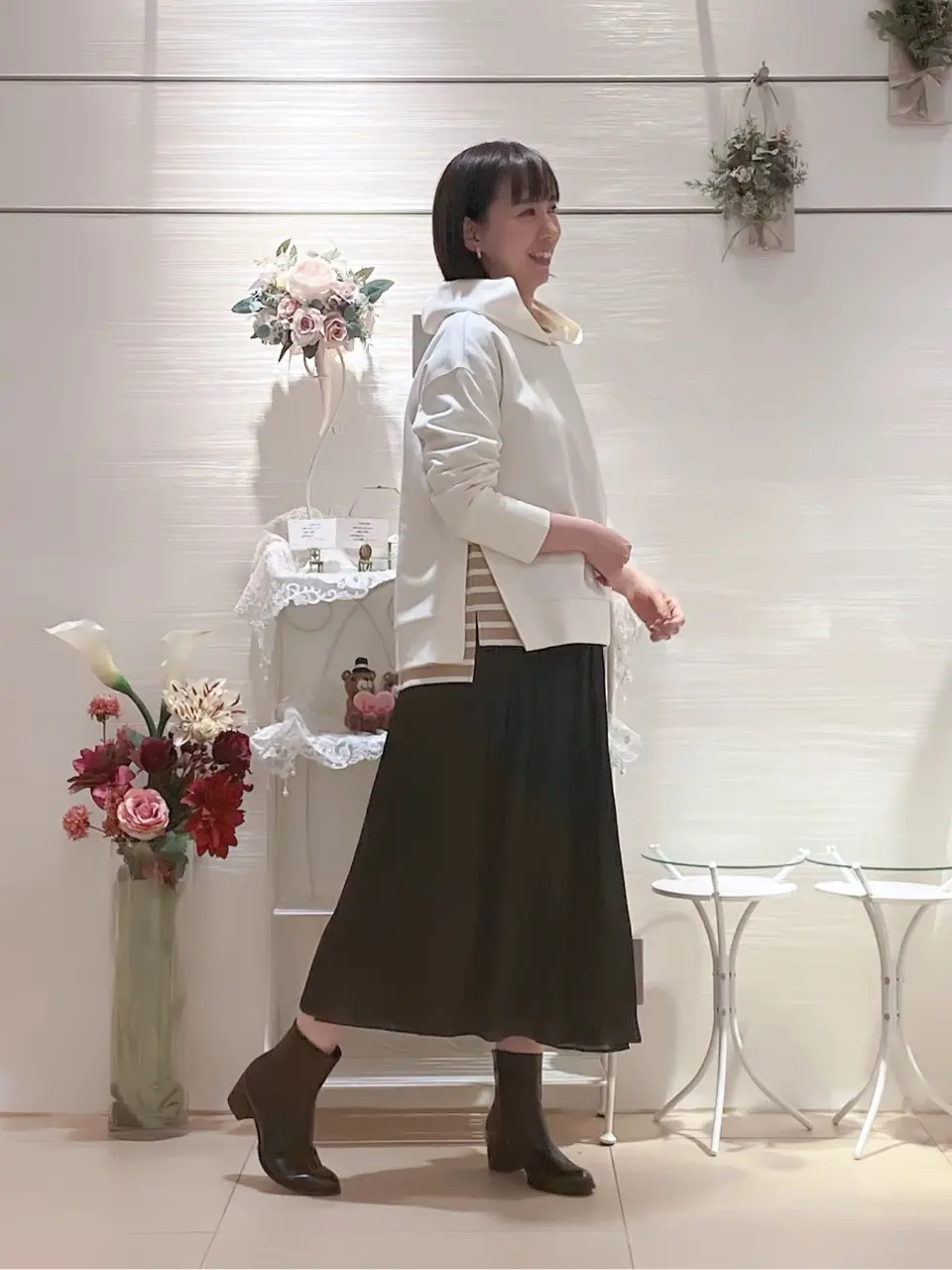 自由区 丸尾 コーディネート画像