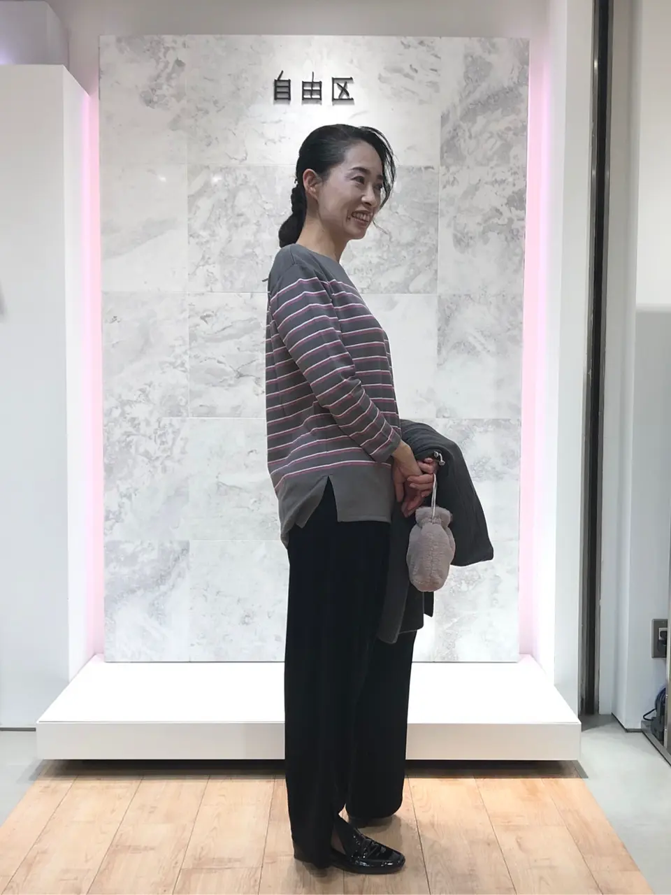 自由区 中尾 コーディネート画像