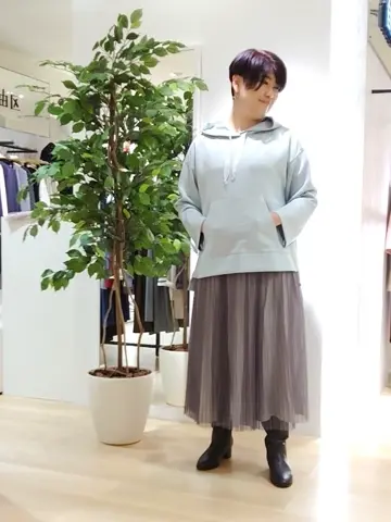 自由区 田中 コーディネート画像