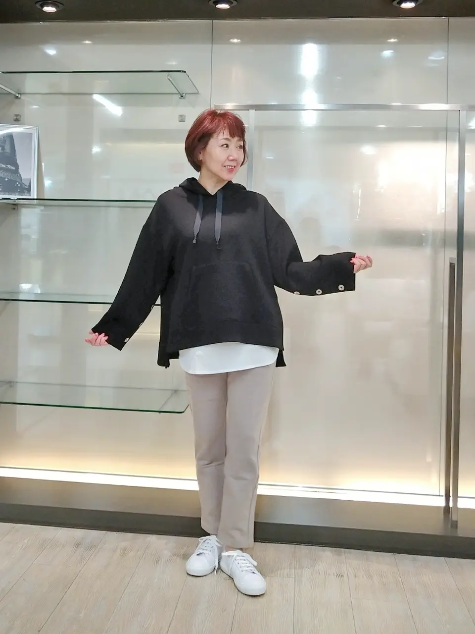 自由区 鶴田 コーディネート画像