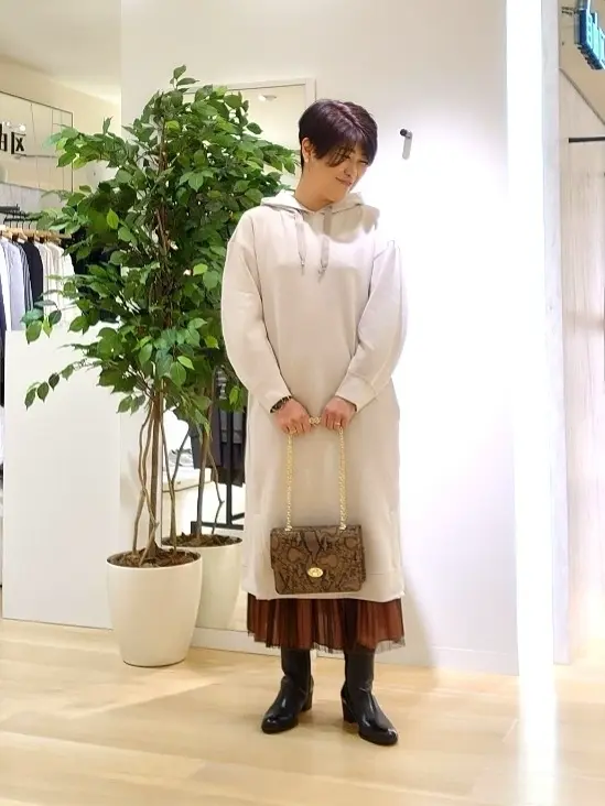 自由区 田中 コーディネート画像