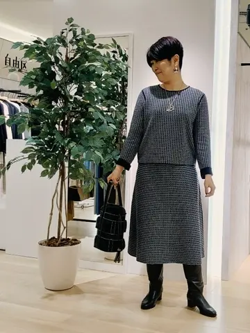 自由区 田中 コーディネート画像