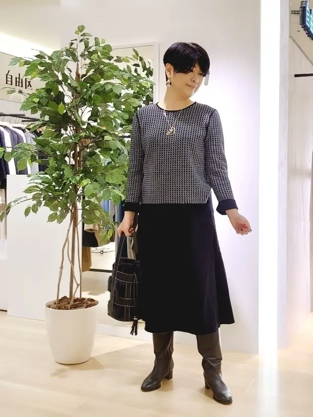 自由区 田中 コーディネート画像