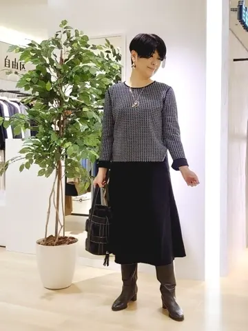 自由区 田中 コーディネート画像