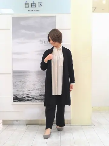 自由区 中鉢 コーディネート画像