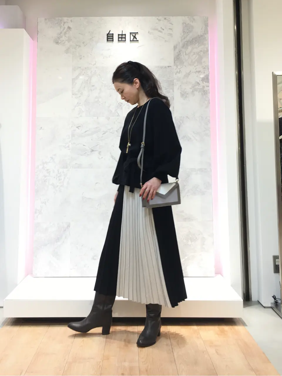 自由区 大平原 コーディネート画像