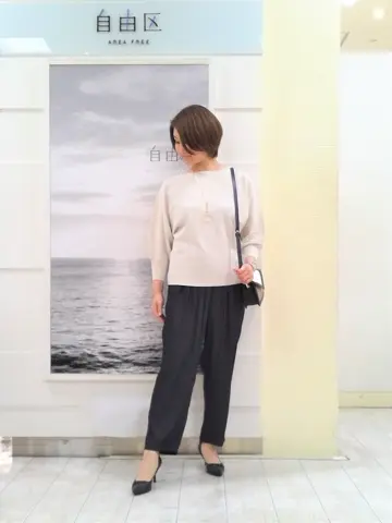 自由区 中鉢 コーディネート画像