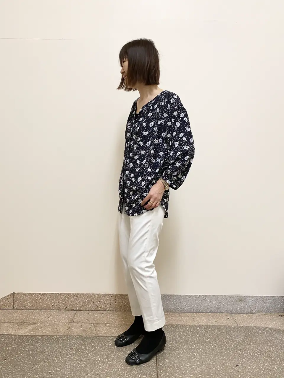 自由区 阿部 コーディネート画像