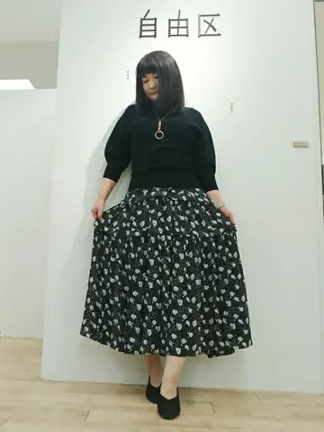 自由区 スタッフ コーディネート画像