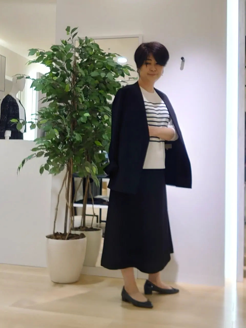 自由区 田中 コーディネート画像